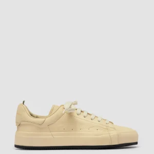 Cheap Officine Creative PRIMARY 101 - Ivory Leather Sneakers VANILLA