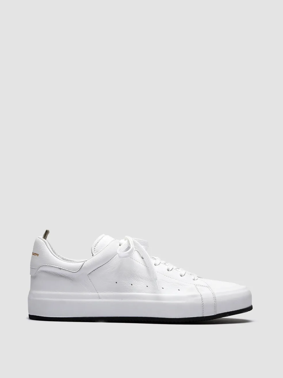 New Officine Creative PRIMARY 001 - Leather Sneakers WHITE