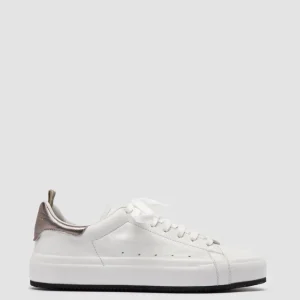 New Officine Creative PRIMARY 101 - Leather Sneakers WHITE
