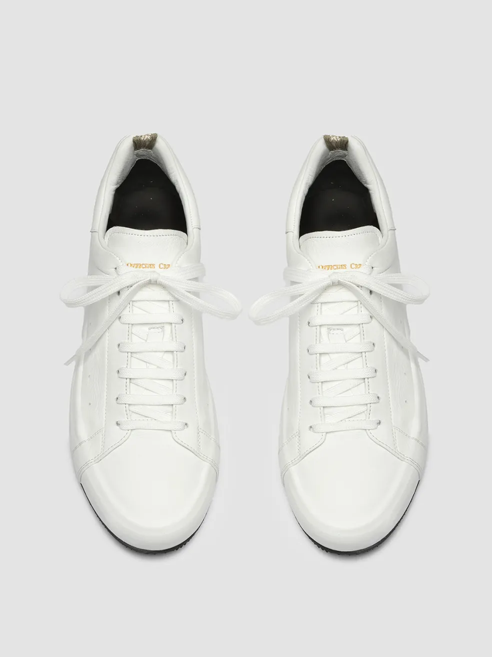 New Officine Creative PRIMARY 001 - Leather Sneakers WHITE