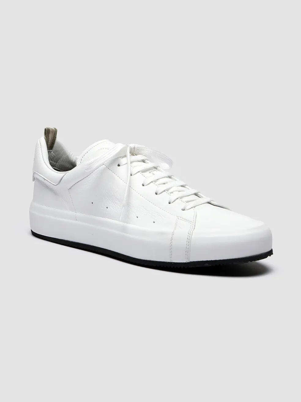 New Officine Creative PRIMARY 001 - Leather Sneakers WHITE