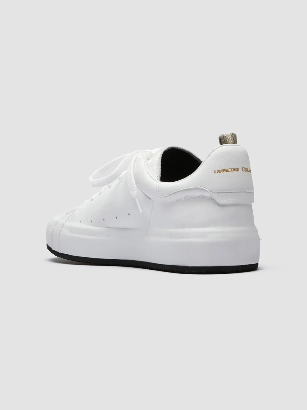 New Officine Creative PRIMARY 001 - Leather Sneakers WHITE