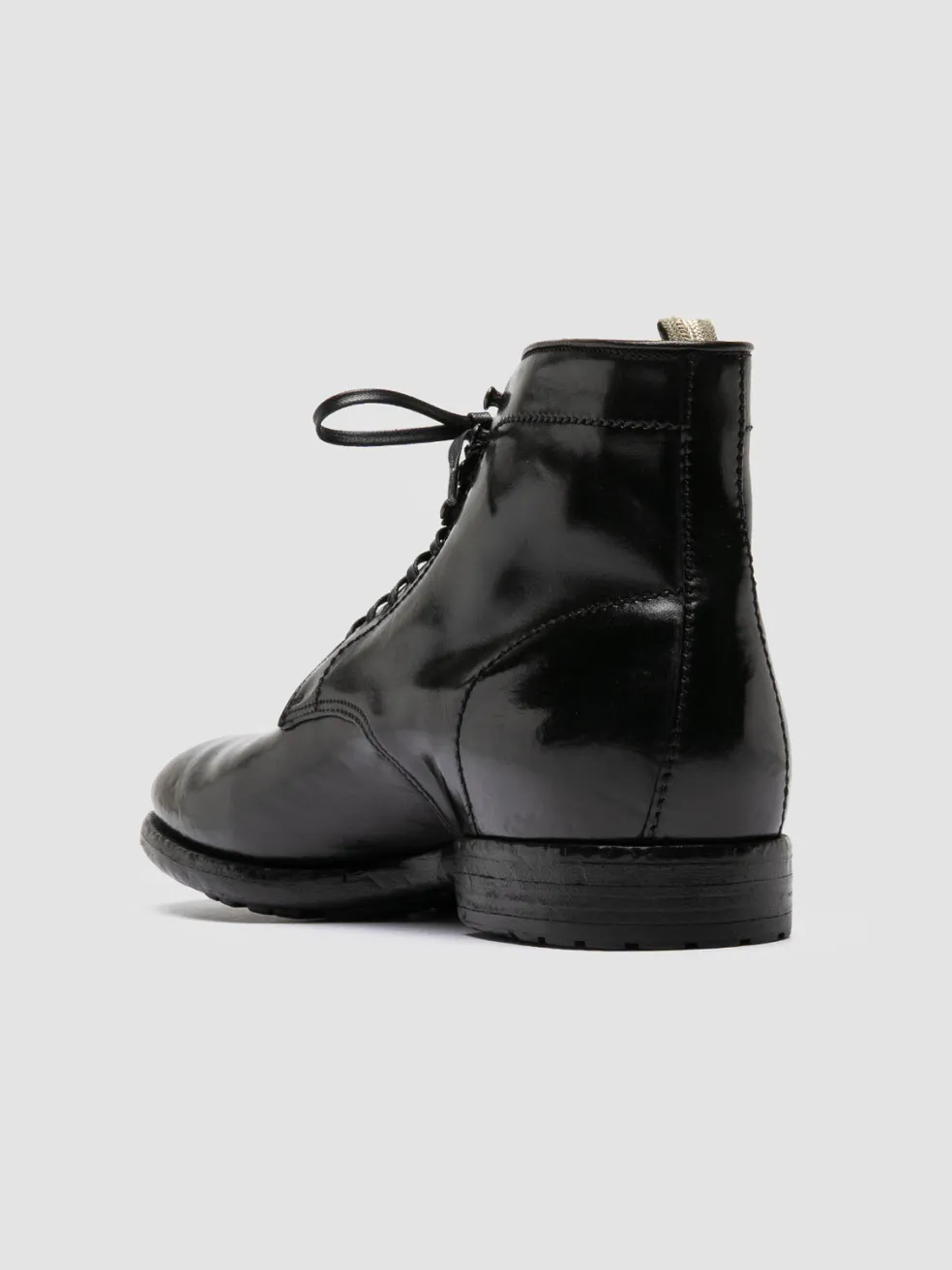 Online Officine Creative PRINCE 610 - Leather Ankle Boots BLACK