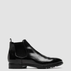 Flash Sale Officine Creative PRINCE 617 - Leather Chealsea Boots BLACK
