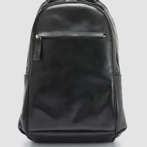 Fashion Officine Creative QUENTIN 012 - Leather Backpack BLACK