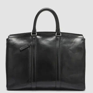 Flash Sale Officine Creative QUENTIN 009 - Black Leather Bag NERO