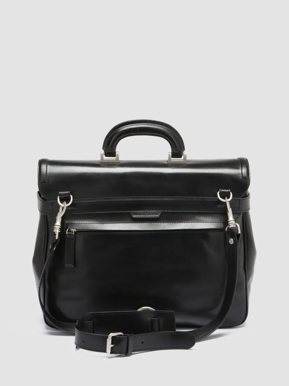 Discount Officine Creative QUENTIN 011 - Leather Briefcase BLACK