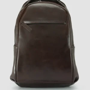 Hot Officine Creative QUENTIN 012 - Brown Leather Backpack COFEE