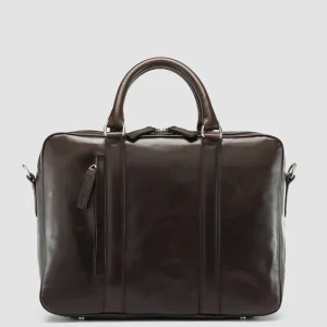 Cheap Officine Creative QUENTIN 010 - Brown Leather Bag COFFEE