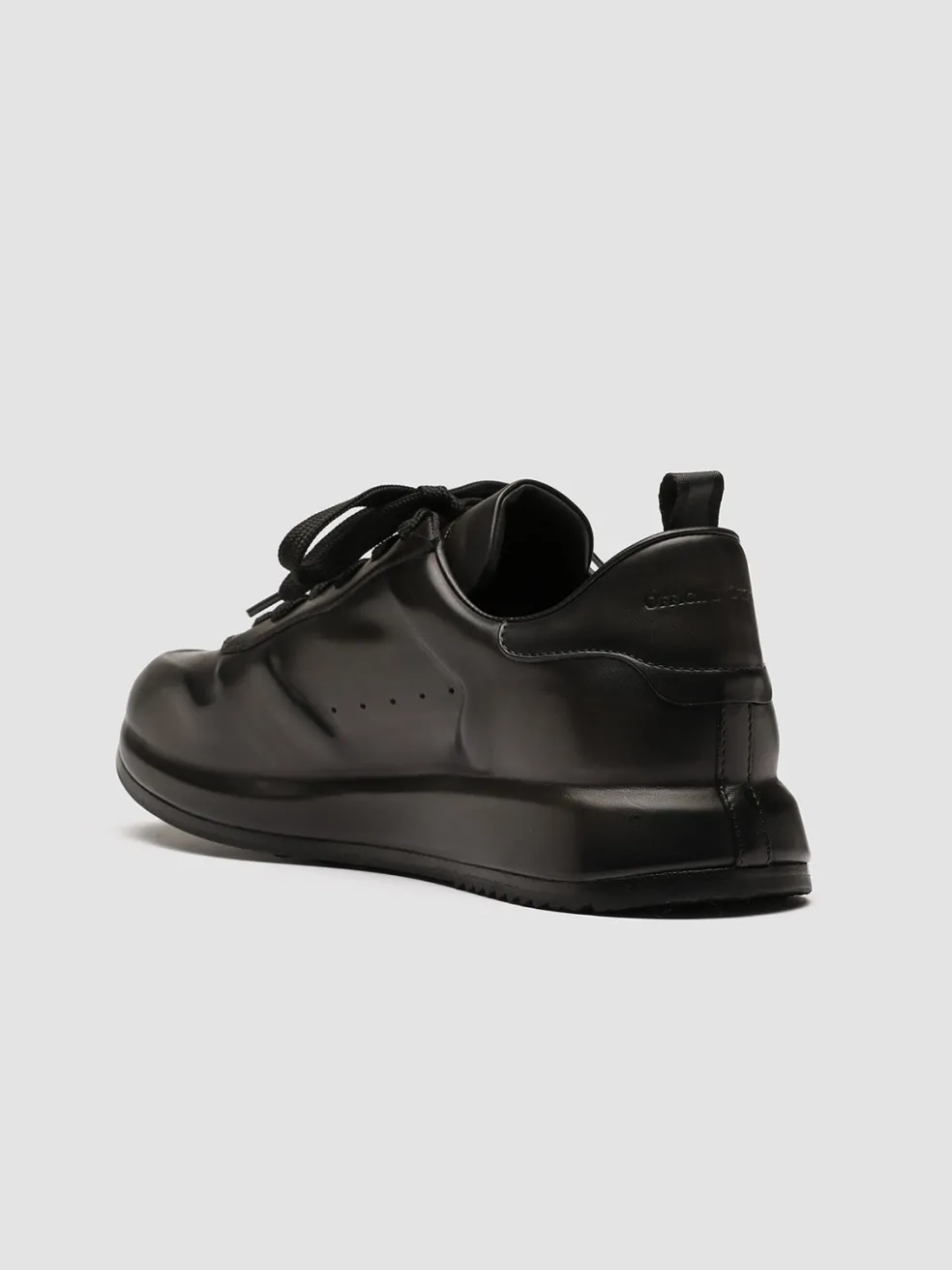 Store Officine Creative RACE LUX 003 - Grey Leather Sneakers LEAD