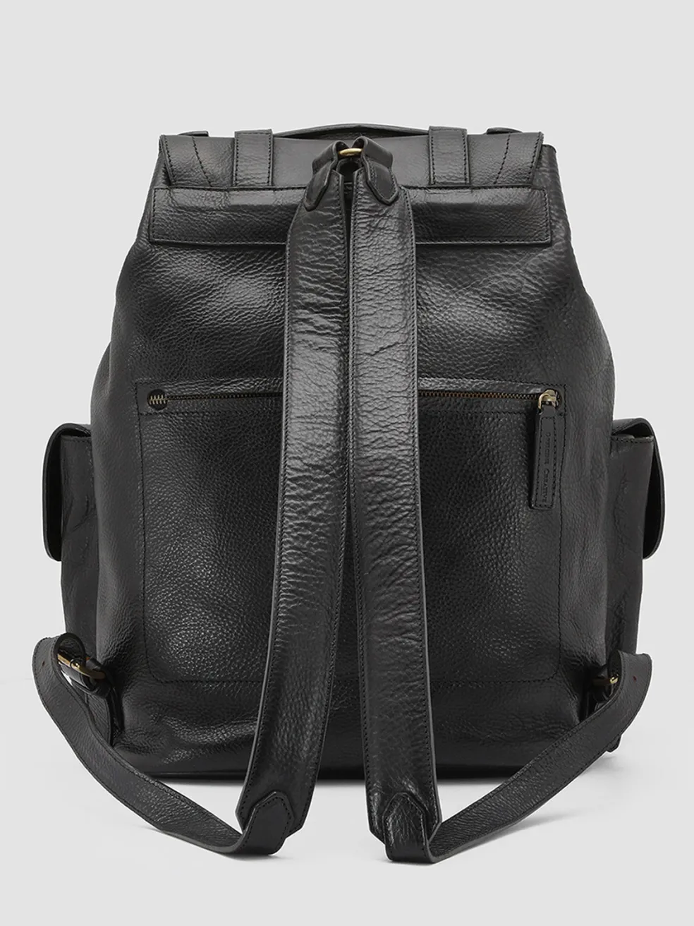 New Officine Creative RARE 27 - Leather Backpack BLACK