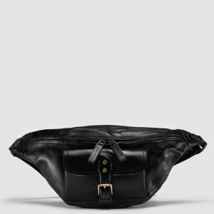 Shop Officine Creative RARE 044 - Leather Waist Pack BLACK