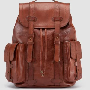 Hot Officine Creative RARE 27 - Leather Backpack BROWN
