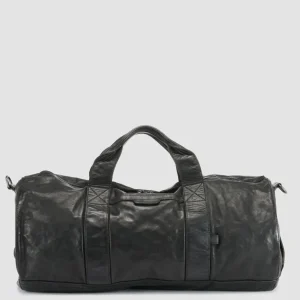 Cheap Officine Creative RECRUIT 007 - Black Leather Travel Bag NERO
