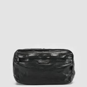 Best Sale Officine Creative RECRUIT 009 - Black Leather Waist Pack NERO