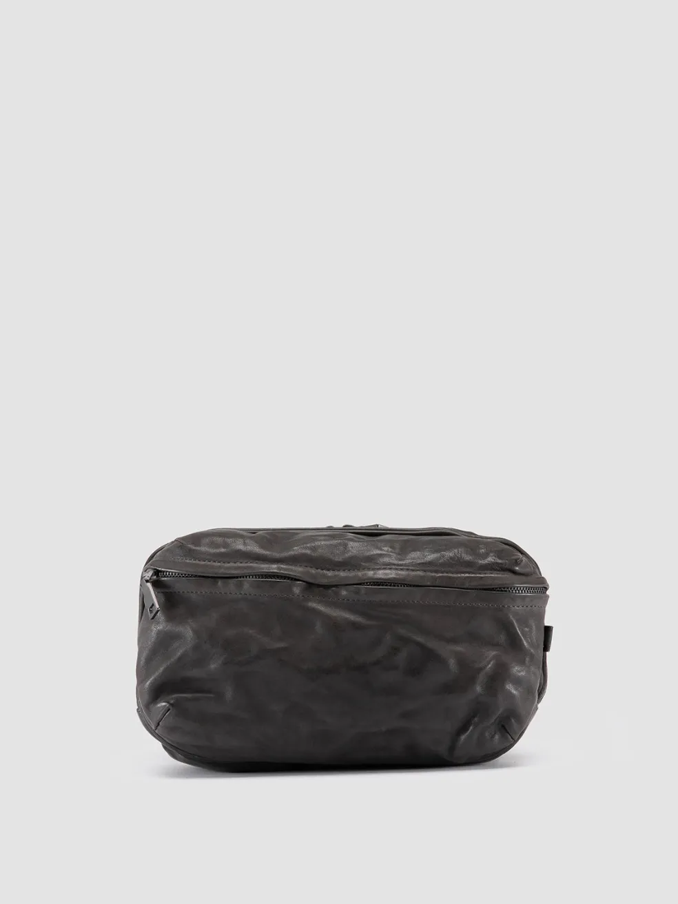 Outlet Officine Creative RECRUIT 012 - Leather Waistpack GREY