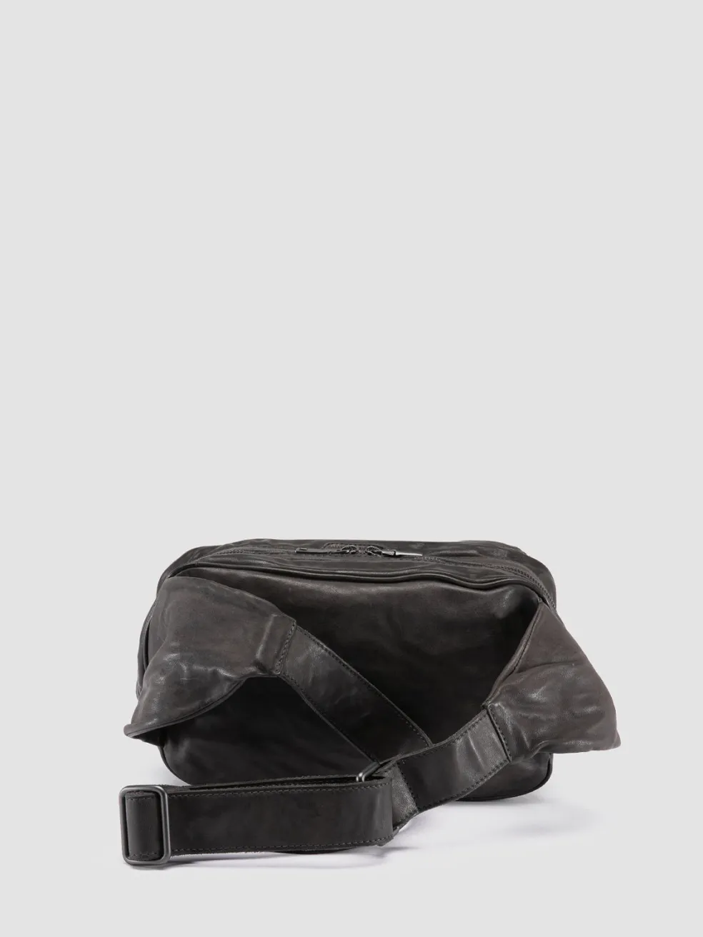 Outlet Officine Creative RECRUIT 012 - Leather Waistpack GREY