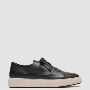 Flash Sale Officine Creative RELEASE 001 - Grey Leather Low Top Sneakers LEAD