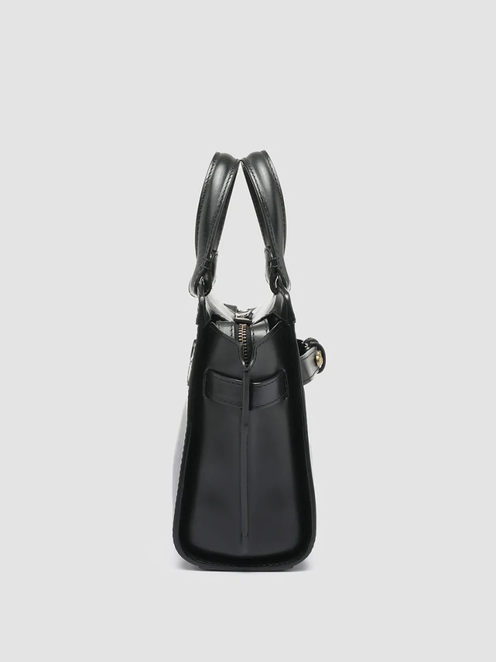 Outlet Officine Creative SADDLE 009 - Leather Hand Bag BLACK