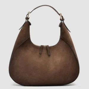 Discount Officine Creative SADDLE 021 - Green Suede Handle Bag OLIVE