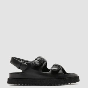 Cheap Officine Creative SANDS 102 - Leather Sling Back Sandals BLACK