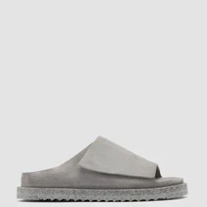 Online Officine Creative SANDS 106 - Suede Slide Sandals GREY