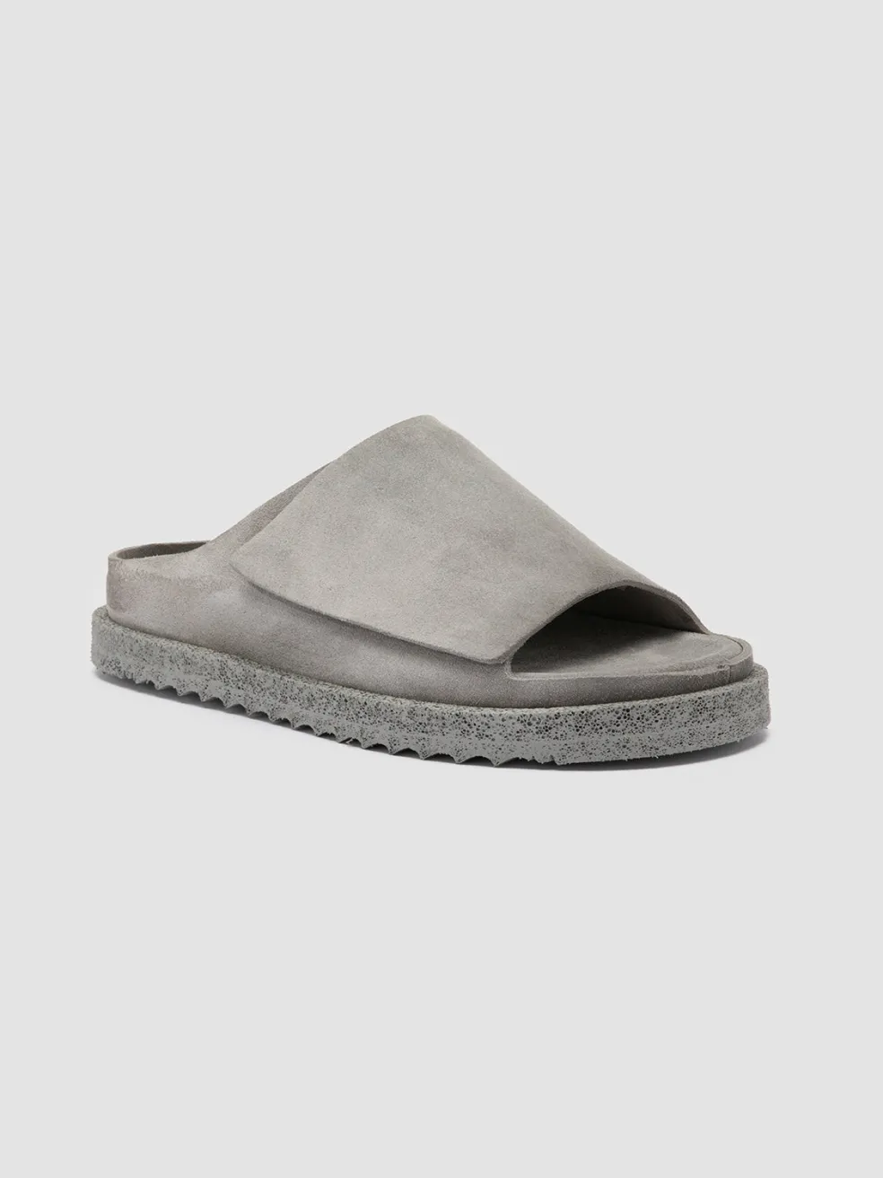 Online Officine Creative SANDS 106 - Suede Slide Sandals GREY
