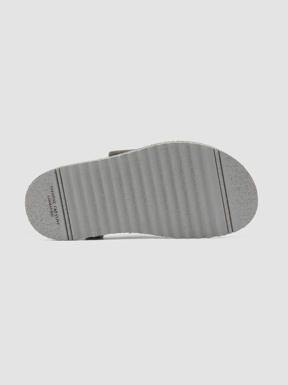 Online Officine Creative SANDS 106 - Suede Slide Sandals GREY