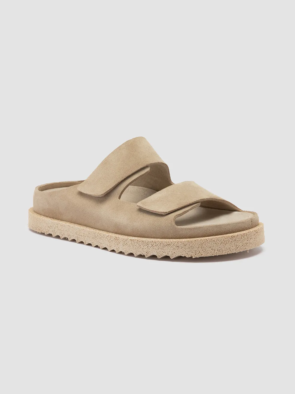 Store Officine Creative SANDS 105 - Ivory Suede Slide Sandals NUDE SPRING