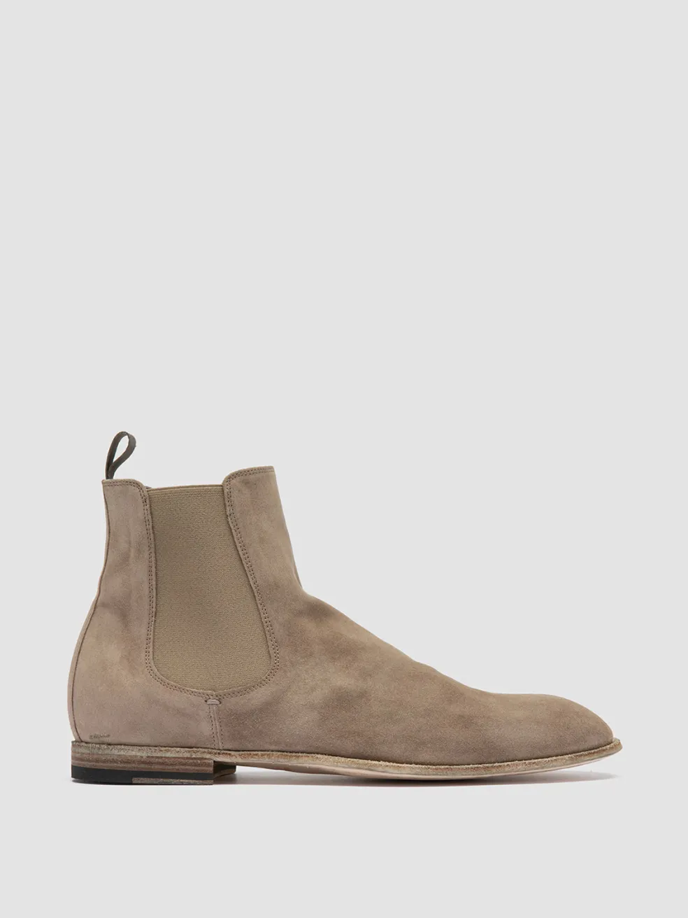 Store Officine Creative SOLITUDE 004 - Suede Chelsea Boots TAUPE