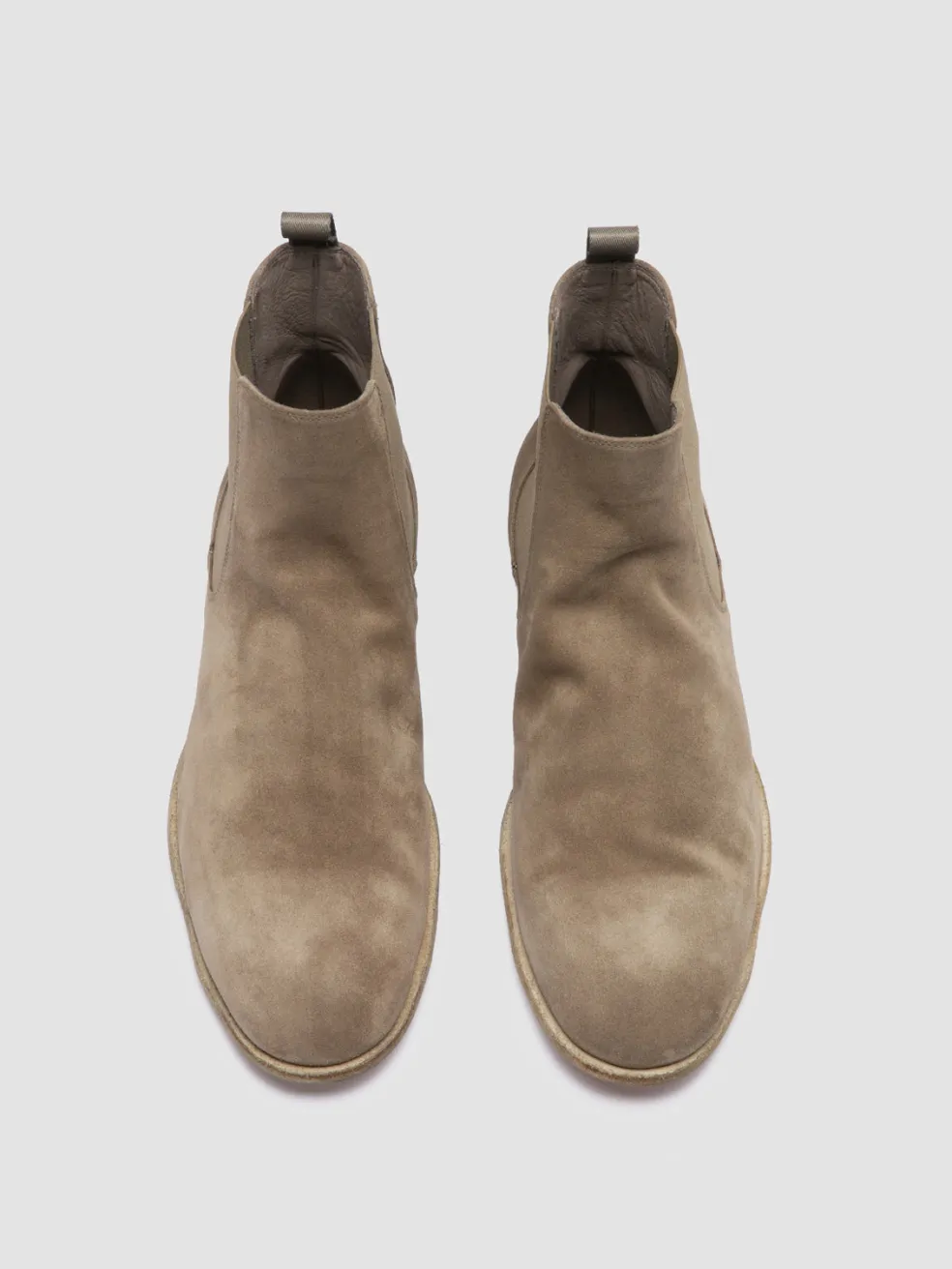 Store Officine Creative SOLITUDE 004 - Suede Chelsea Boots TAUPE