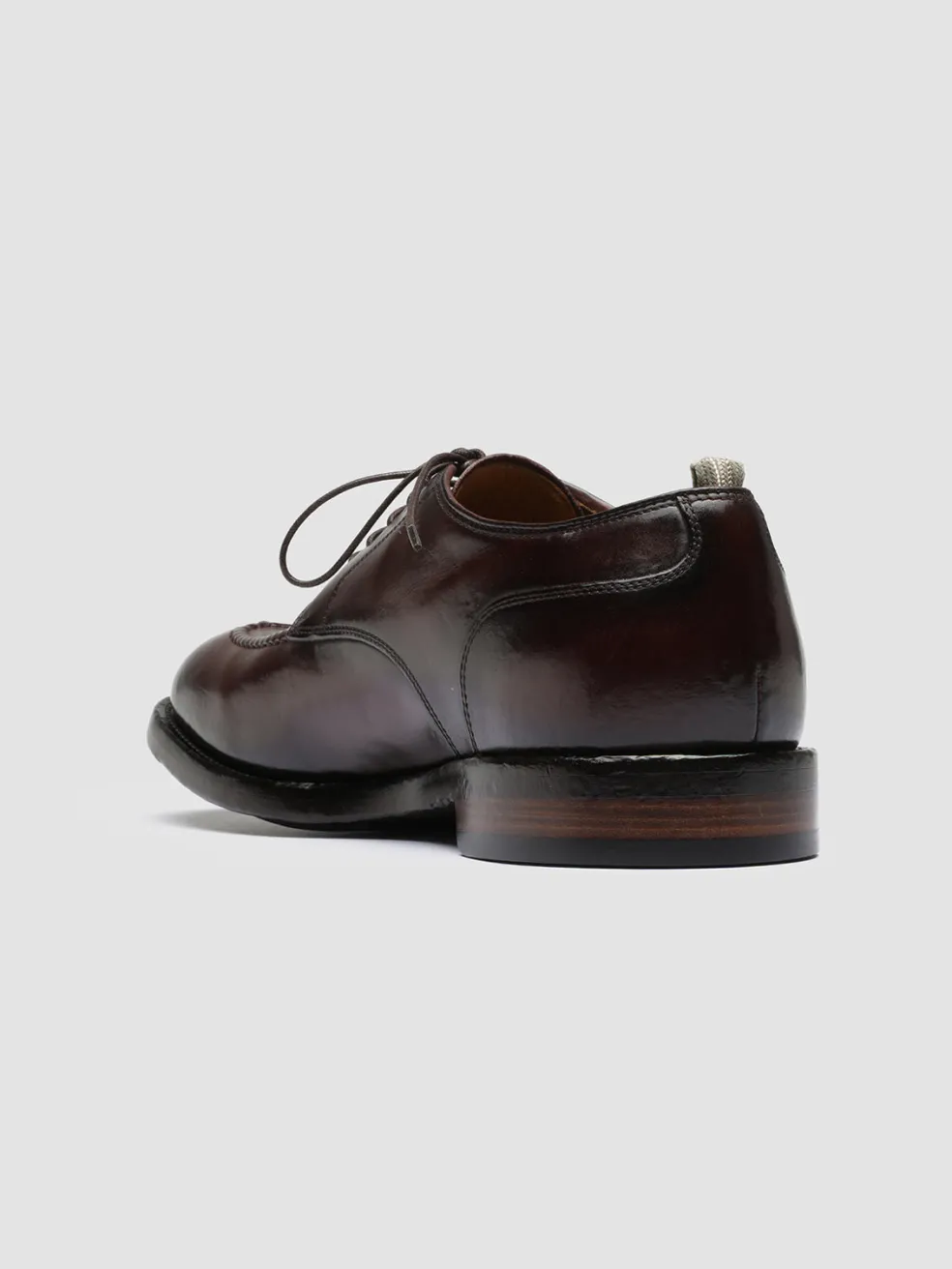 Flash Sale Officine Creative TEMPLE 005 - Leather Derby Shoes BURGUNDY