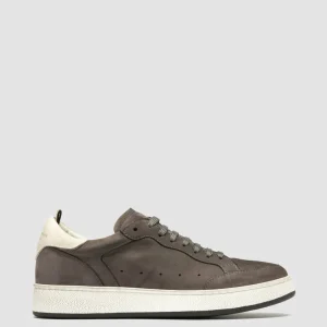 Online Officine Creative THE ANSWER 102 - Grey Nubuck Low Top Sneakers LAVAGNA/TOFU                                      
