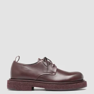 Cheap Officine Creative TONAL 100 - Burgundy Leather Derby Shoes CHIANTI