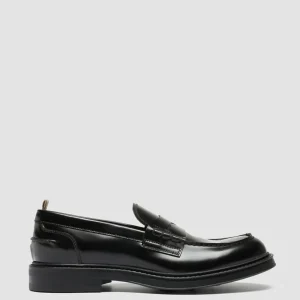 Store Officine Creative UNIFORM 001 - Leather Loafers BLACK