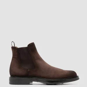 Cheap Officine Creative UNIFORM 005 - Brown Suede Chelsea Boots PEPE