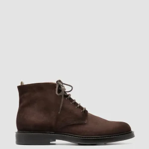 Hot Officine Creative UNIFORM 018 - Dark Brown Leather Boots PEPE
