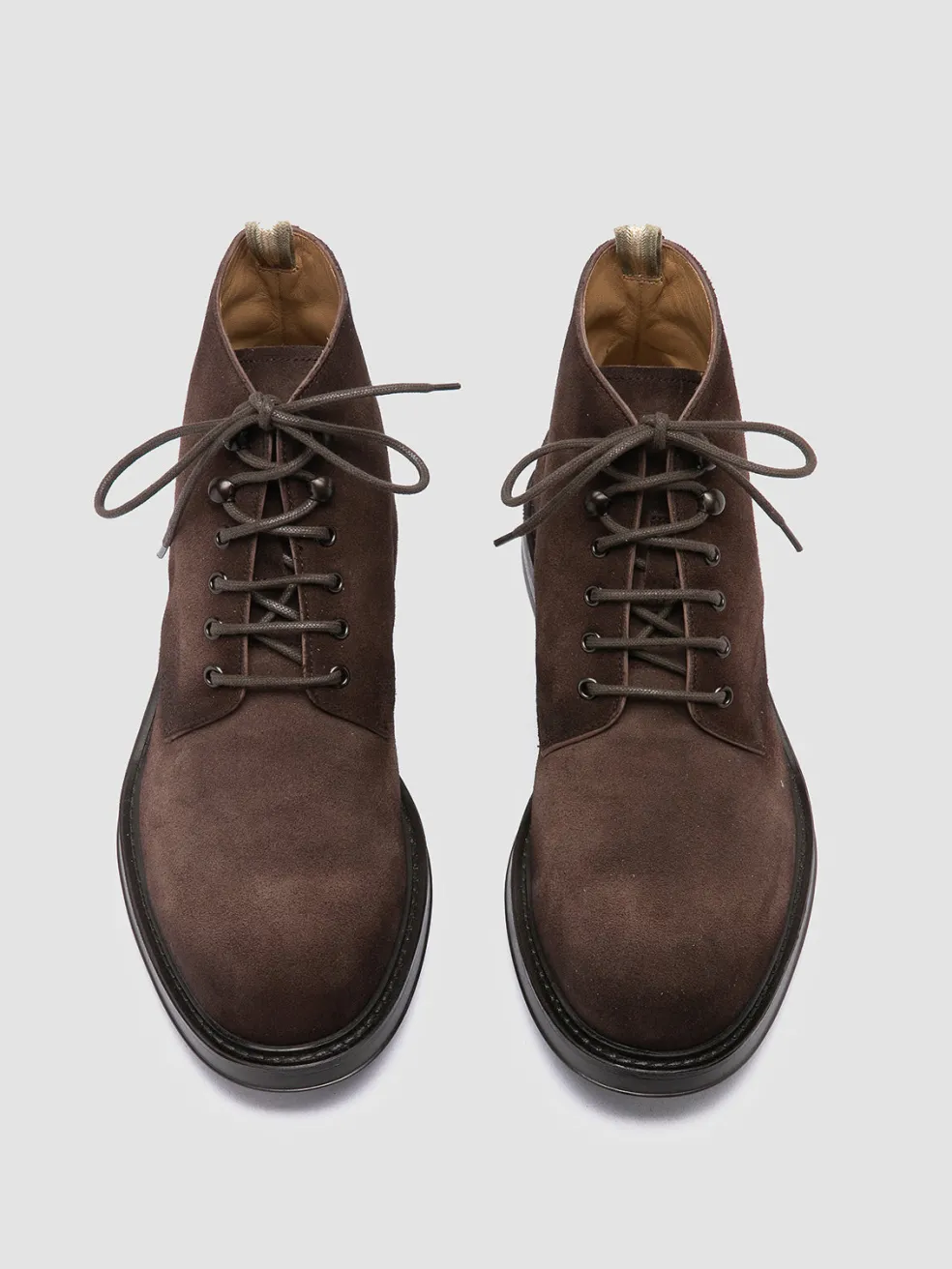 Hot Officine Creative UNIFORM 018 - Dark Brown Leather Boots PEPE