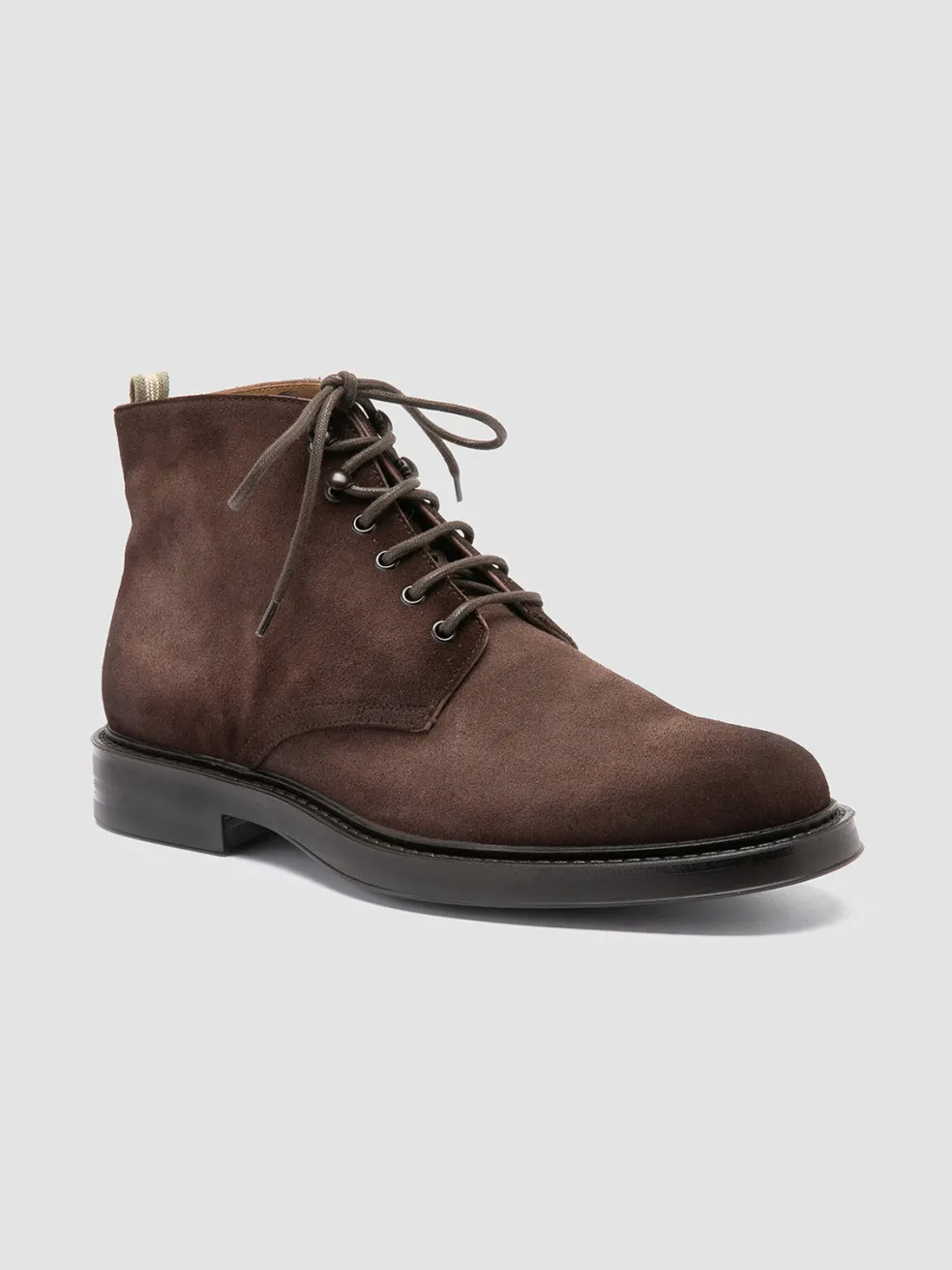 Hot Officine Creative UNIFORM 018 - Dark Brown Leather Boots PEPE
