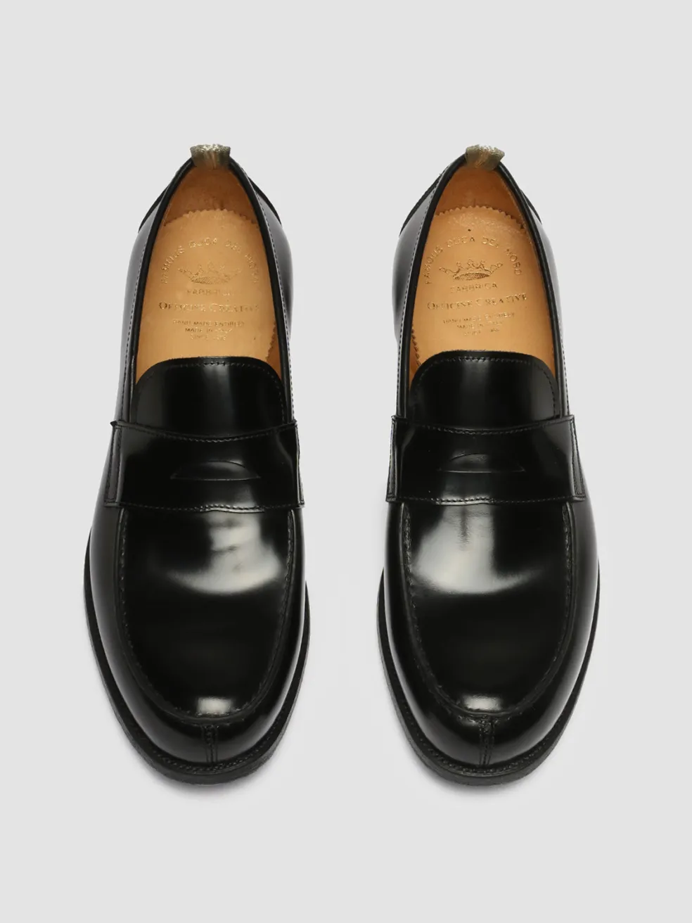 Flash Sale Officine Creative VINE 001 - Leather Loafers BLACK