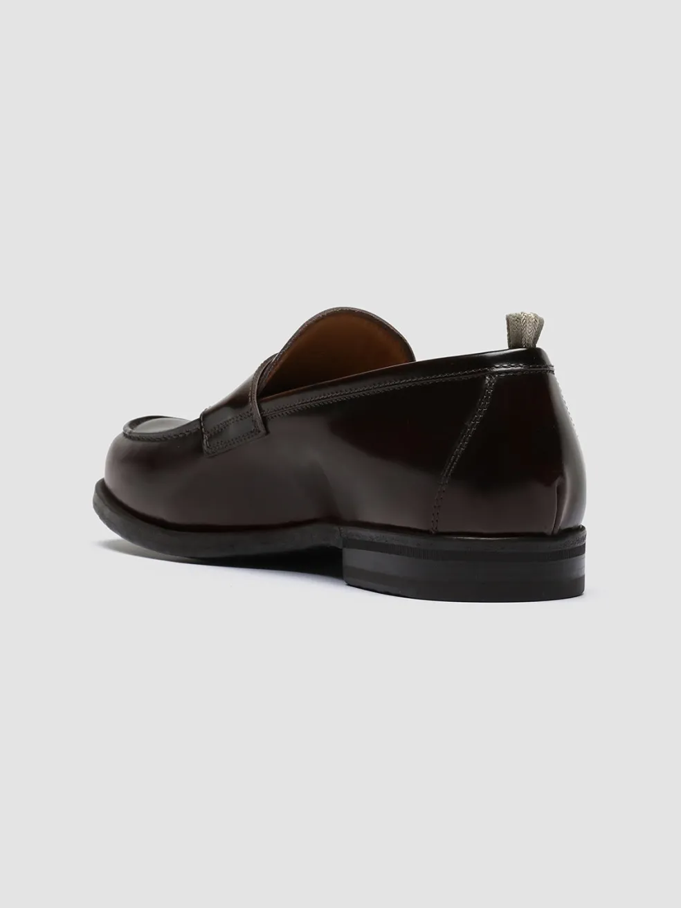 Fashion Officine Creative VINE 001 - Brown Leather Loafers DARK BROWN