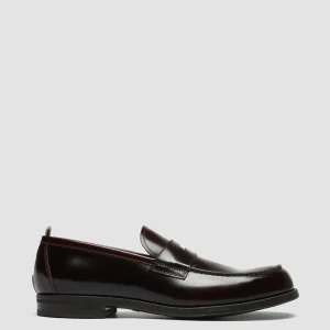 Sale Officine Creative VINE 001 - Leather Loafers BURGUNDY
