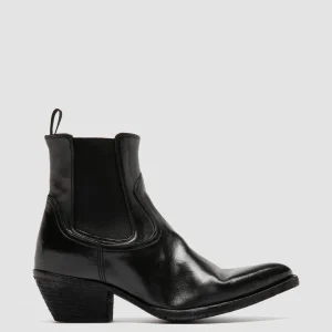 Discount Officine Creative WANDA DD 102 - Leather Chelsea Boots BLACK