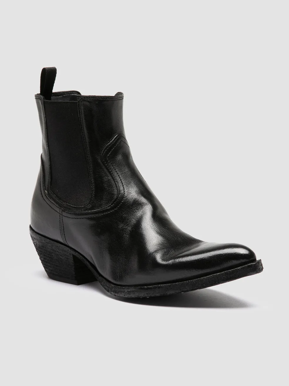 Discount Officine Creative WANDA DD 102 - Leather Chelsea Boots BLACK