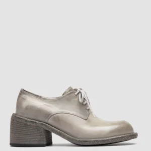 Cheap Officine Creative WILDS 001 - Grey Leather Derby Shoes GESSO                                             