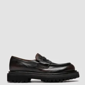 Sale Officine Creative WISAL DD 101 - Leather Loafers BROWN